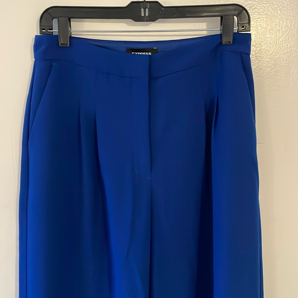 10 Express Royal Blue Trouser High Rise Pant
